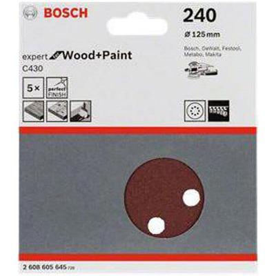 BOSCH Schleifblätter »C430 Expert for Wood and Paint« Körnung 240 5 Stück braun