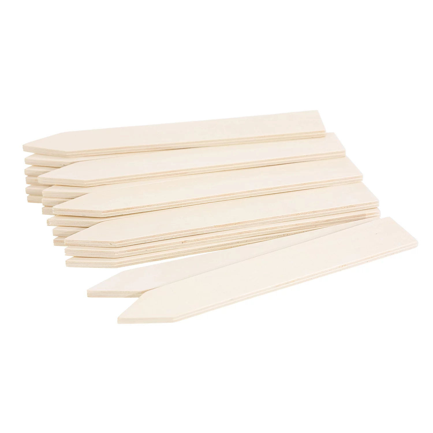 Étiquettes à planter en bois, 20 cm, 20 pièces