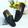 YRZL Herren-Freizeitschuhe, stilvolle Slipper, atmungsaktive Slip-on-Mokassins, Herrenschuhe,