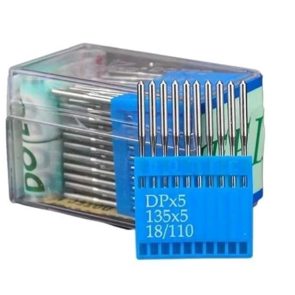 10 pièces DPx5 135X5 aiguille de Machine à coudre pour double aiguille serrure pointuse Machine à coudre aiguilles de Machine à coudre domestique