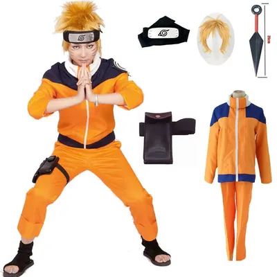 Anime Ninja Kostüm Shippuden Cosplay Männer Und Frauen Rolle-Spielen Requisiten Cartoon Kleidung Image