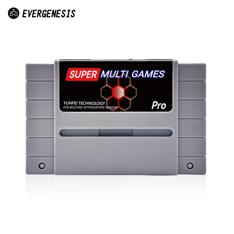Carte de jeu Super Multi Games SNES SFC V1 3000 en 1 pour Console de jeu vidéo SFC 16 bits JPN/EU/USD avec carte TF 8G