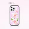 Wildflower 3D Blooming Lily Flower wf Handyhülle für iPhone 12 13 14 15 16 Pro Max 16 Plus Dew Blooming Lily Flower wf Cover