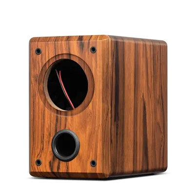 4-Zoll-Lautsprecher leere Holzkiste Subwoofer passiv DIY Vollfrequenz HIFI Audio Holzkiste Autolautsprecher Chassis Haus Image