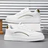 Mode Frau Weiß Pu Leder Sport Schuhe Frauen Wohnungen Mesh Atmungsaktive Laufschuhe Wanderschuhe