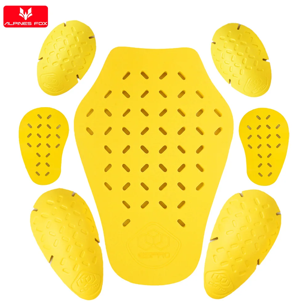 EVA Motorrad Jacke Futter Protektoren Pad Brust Schulter Ellenbogen Zurück Rüstung Für Motocross Racing Skifahren ICE Skating Fahrrad Radfahren Image