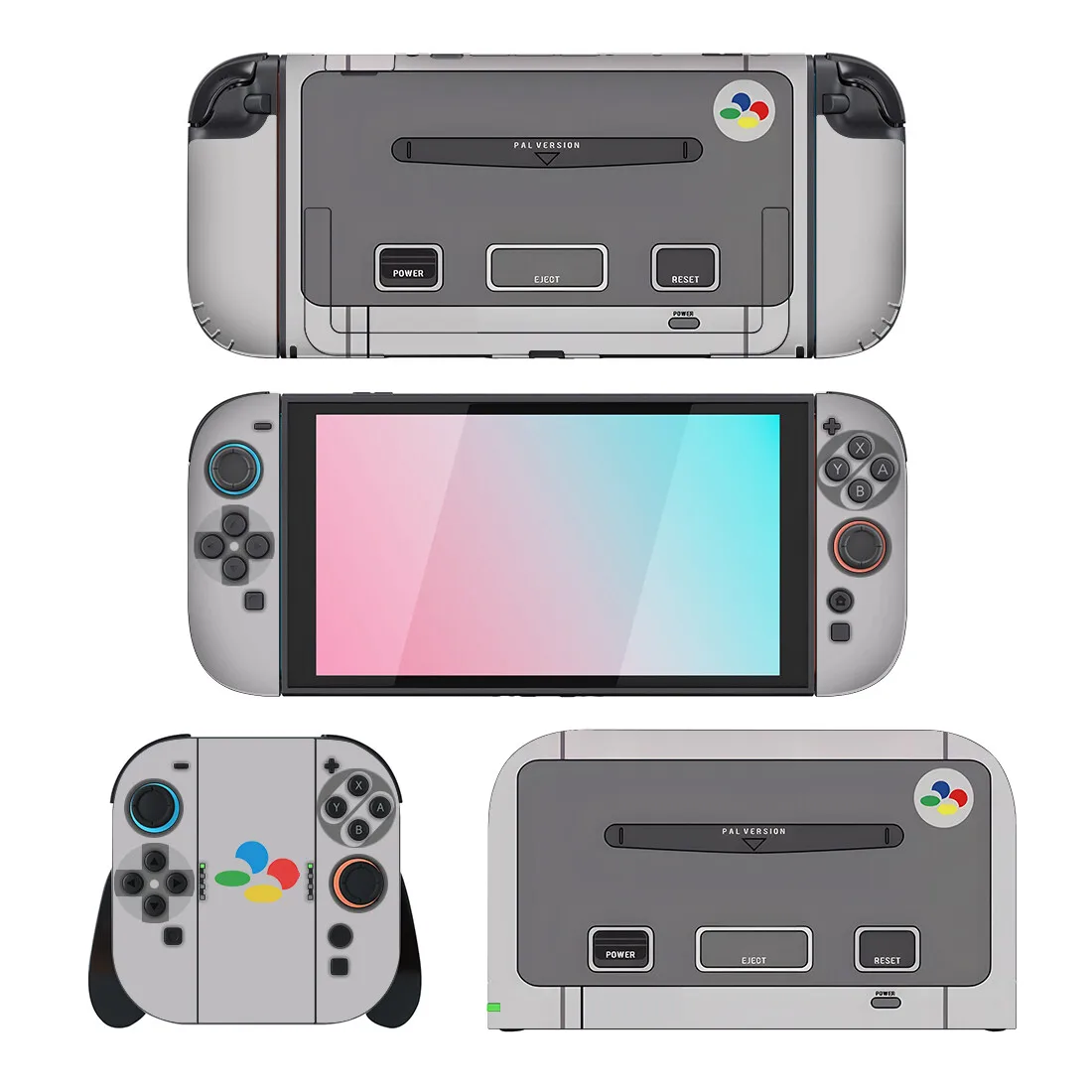 Limited Edition Displayschutzfolie Aufkleber Skin für Nintendo Switch 2-Konsole Dock Ladegerät Ständer Halter Joycon Controller Skin Image