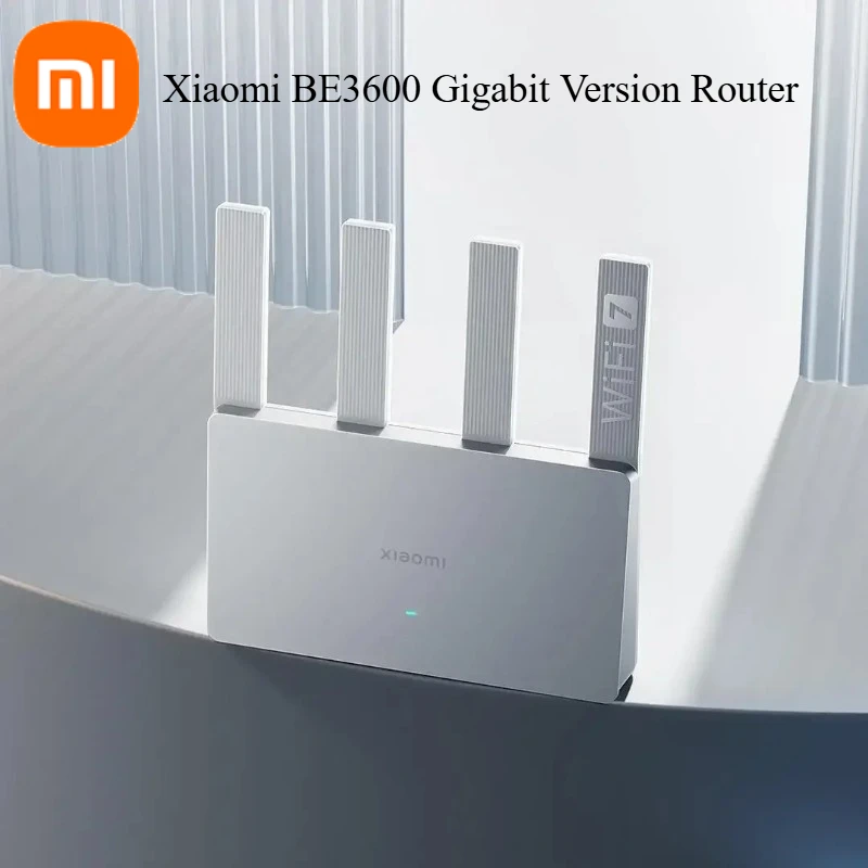 Xiaomi BE3600 Gigabit-Version Router WiFi7 Mesh MLO Dual-Band End Ethernet Port Repeater VPN Networking Gaming Beschleunigung CN Image