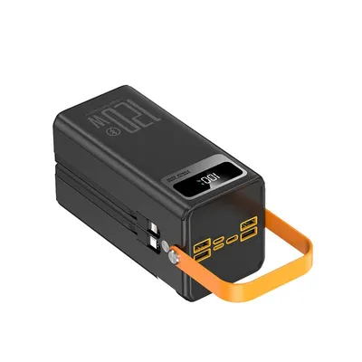 60000 mAh power bank 120W super fast charging with its own line high power large capacity not false standard mobile power supply