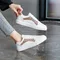 Women's Vulcanized Walking Running Shoes Women's Casual Lightweight Casual Tennis Sports Shoes 2025 New White Flat Shoes
