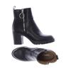 even odd Damen Stiefelette, Gr. 38, schwarz, Kunstleder