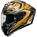 Casco moto da strada Shoei X-Spirit 3 integrale Shoei X-14 X-Quatorteen Aerodyne TC-9 Casco Blacker oro