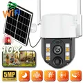 Telecamera IP wireless solare con pannello solare WiFi esterno da 5 MP Batteria a basso consumo