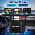 2025 ANYFAR Android 13 3in1 CarPlay Ai Box Wireless Android Auto Adattatore USB 2G 32G Per Youtube