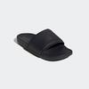 Badesandale ADIDAS SPORTSWEAR "ADILETTE COMFORT BADESCHLAPPEN", Gr. 38, core schwarz, aurora metallic, aurora schwarz, Synthetik, Textil, sportlich, Schuhe