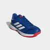 Hallenschuh ADIDAS PERFORMANCE, Gr. 44, royal blau, cloud weiß, pure ruby, Textil, Synthetik, sportlich, Schuhe