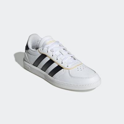 Sneaker ADIDAS SPORTSWEAR "BREAKNET SLEEK KIDS", Gr. 37, cloud weiß, core schwarz, orange tint, Synthetik, sportlich, Schuhe Image