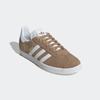 Sneaker ADIDAS ORIGINALS "GAZELLE", Gr. 38, supplier colour, cloud weiß, gold metallic, Leder, Synthetik, sportlich, Schuhe