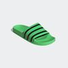 Badesandale ADIDAS ORIGINALS "ADILETTE SLIDES", Gr. 46, screaming grün, core schwarz, screaming grün, Synthetik, sportlich, Schuhe