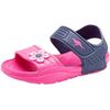 Sandale KANGAROOS "KangaSwim II", Gr. 23, blau (navy, pink), Synthetik, sportlich, Schuhe