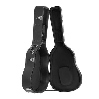 UIMOSO Guitar Hard Case, Gourd-Shaped Guitar Hard Case, With Lock Latch Keys Handle, PVC Padding Soft Lining