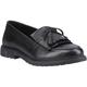Hush Puppies Verity Kiltie Leather Womens Black Loafers - Size UK 3 | Hush Puppies Sale | Discount Designer Brands