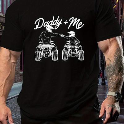 TEMU Adventure Graphic Tee - Casual Short Sleeve T-shirt For Men, Breathable Polyester, Summer Fashion, Print, Tee Shirt Image
