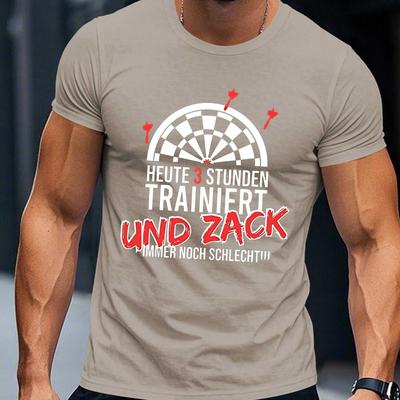 TEMU Streetwear Darts Germany Men's Short Sleeve T-shirt Summer T-shirt Top Image