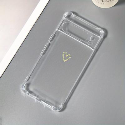 TEMU Transparent Shockproof Mobile Phone Case Suitable For Pixel 8 8pro 7a 7pro 7 6pro 6 6a Soft Tpu Cover Image