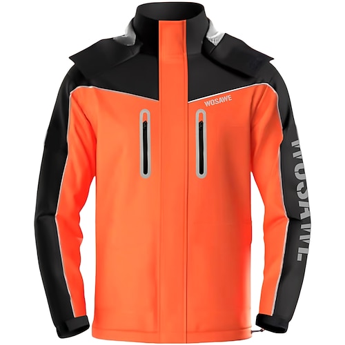 Giacca antipioggia da moto Wosawe, da uomo e da donna, antivento, antipioggia, per pesca, escursioni, comoda da riporre, giacca a vento me224