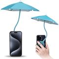 Ombrello magnetico per telefono, parasole per telefono da esterno con design ad angolo flessibile Custodia ombrello girevole per iPhone 16, 15, 14, 13 e 12 Pro MaxMag-Safe
