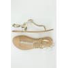 accessorize Damen Sandale, Gr. 37, gold, kein Etikett