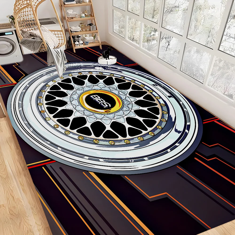 BBS Raummatten, waschbar, rutschfest, für Wohnzimmer, Sofa, Stühle, Flächen, Küche, Alfombra Image