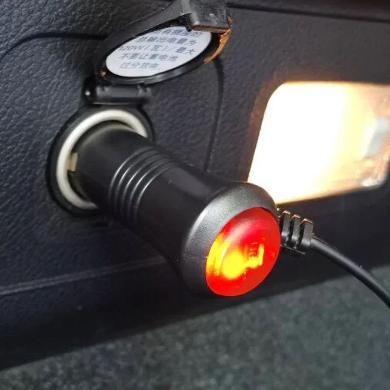 12V 24V Auto Zigarettenanzünder Steckdose Splitter Stecker Stecker Netzteil Ein Aus Schalter Universal Ladegerät Netzteil Image
