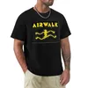 Laufender Mann Airwalk Schuhe Skateboard Design Klassisches T-Shirt Grafikdruck Plus Size Schwarze