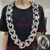 Hip Hop Gold Farbe Große Acryl Chunky Kette Halskette Für Männer Frau Punk Große Kunststoff Link Kette Schmuck DIY Dame Necklack
