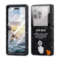 Custodia impermeabile per telefono Nuoto Touch screen protettivo Subacqueo IP68 Borsa con scatola e cordino per iPhone Samsung inferiore a 6,9 "telefono