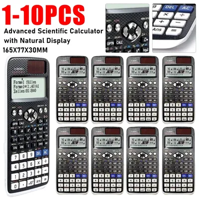 1-10PCS Advanced Scientific Calculator With 552 Functions Math Calculator For Middle High School College With Natural Display