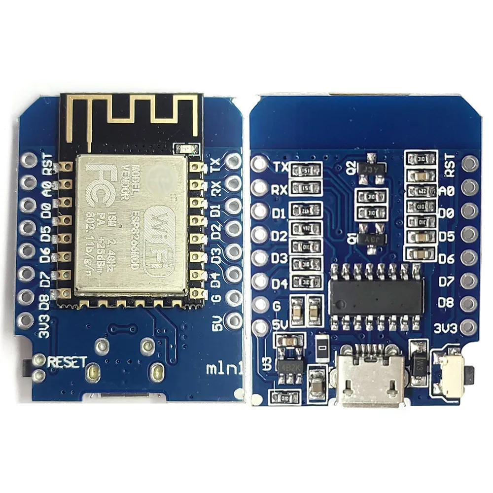 Wifi-Modul für NodeMcu Lua Wifi ESP8266 Internet der Dinge Mini-Entwicklungsplatinenmodul D1 16Pin D1-Mini Mini USB Micro Typ-C Image