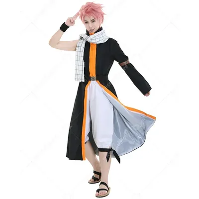Miccostumes Natsu Cosplay Kostüm für Herren Halloween Kostüm Image