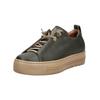 Sneaker PAUL GREEN "Paul Green Sneaker Glattleder", Damen, Gr. 40,5, grün (olive), Glattleder, casual, Schuhe