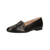 Slipper PAUL GREEN "Paul Green Slipper Glattleder", Damen, Gr. 38, schwarz, Glattleder, casual, Schuhe
