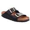 Pantolette ROHDE "ALBA", Damen, Gr. 36, schwarz, Lackleder, glänzend, klassisch, Schuhe, Sommerschuh, Hausschuh, Strandschuh, Schlappen, Schnallenverschlüsse