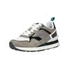 Sneaker BULLBOXER "Bullboxer Sneaker Leder", Herren, Gr. 44, grau (hellgrau), Leder, casual, Schuhe