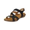 Riemchensandale EL NATURALISTA "El Naturalista Sandalen Leder", Damen, Gr. 40, schwarz, Leder, casual, Schuhe