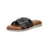 Pantolette CAMEL ACTIVE "camel active Pantoletten Leder", Damen, Gr. 38, schwarz, Leder, casual, Schuhe