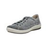 Schnürschuh LEGERO "Legero Halbschuhe Veloursleder", Damen, Gr. 38, grau, Veloursleder, casual, Schuhe