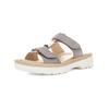 Pantolette ARA "Ara Pantoletten Leder", Damen, Gr. 42, beige (cashmere), Leder, casual, Schuhe