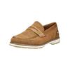 Slipper MUSTANG SHOES "Mustang Shoes Slipper Veloursleder", Herren, Gr. 45, braun (hellbraun), Veloursleder, casual, Schuhe