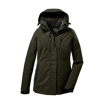 Outdoorjacke KILLTEC "KOW 140 WMN JCKT", Damen, Gr. 36, grün (olivgrün), 100% Polyester, sportlich, Jacken Image